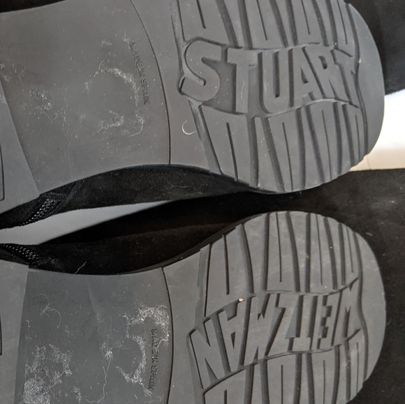 Stuart Weitzman Hilo Suede Over the Knee Boot Size 7 Black - Picture 10 of 12